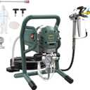 Stand Airless Paint Sprayer - 1HP 3000PSI High Efficiency Airless Sprayer with Low Overspray, Thinning-Free, for Home Exterior and Interior, Furniture and Fences, DIY Painting Projects
