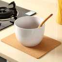 Boao 4 Pack Rectangle Cork Trivets for Hot Dishes 11'' x 8'' x 0.2'' Cork Plant Coasters Placemat Hot Pad Sheet Heat Resistant for Kitchen Countertops Table Pots Pans Restaurant Cafe Wedding Supplies