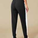 Women's Joggers Pants with Zipper Pockets High Waisted Athletic Drawstring Sweatpants for Lounge Workout Jogging 2024 (Beige, S)