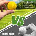 24 Pack Foam Golf Practice Balls,Practice Golf Balls for Backyard,Realistic Feel and Limited Flight Soft Golf Balls for Indoor or Outdoor Training