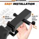 DEEAGLE Anti Rattle Hitch Pin Set, Include 2 Hitch Tightener, 5/8 Dia Locking Hitch Pin, Boat RV Trailer Accessories