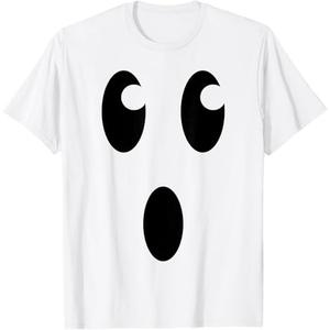 Halloween Ghost White T-Shirt for Women, Men and Children T-Shirt, L