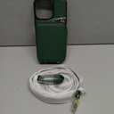 ZVE Wallet Case for iPhone 13 Pro with Card Holder, Phone Purse with Wrist Strap, Crossbody Zipper Leather Phone Cover for iPhone 13 Pro Dark Green