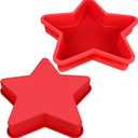 Star Cake Pan, Silicone Star Shaped Cake Pan, 9.5 Inch Large Nonstick Cake Mold, Birthday Anniversary Wedding Party Cake Baking Pans, Pack of 2