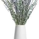 110 PCS Mix Natural Dried Lavender & Eucalyptus Flowers Bundles for Shower, Bathroom Decor 17'' Real Eucalyptus Leaves Stems, Fresh Plants Home Fragrance
