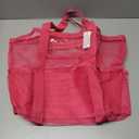 sourcing map Mesh Beach Tote Bag, Upgraded Beach Towel Bags, Waterproof Pool Bag for Beach Vacation and Travel Daily L 2 Pack