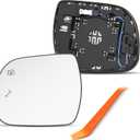 Compatible with Toyota Sienna Driver Side Mirror 2011 2012 2013 2014 2015 2016 2017 2018 2019 2020- Left Side Mirrors Replacement Glass with Blind Spot System, Power Heated