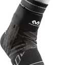 McDavid Elite Engineered Elastic Ankle Brace with Figure 6 Strap & Stays (Small, Black)