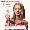 2 x Hunting Ornaments for Christmas Tree, Hunter Ornaments for Christmas Tree - Hunting Ornament - Deer Duck Hunter Gifts for Men, Dad, Husband, Hunters - Ceramic Ornament 2025