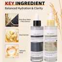 2 x Black Rice Exfoliant,Peel Shot Rice Ampoule Duo Set White and Black Rice Exfoliating facial mask .Reduce blackheads, shrink pores, suitable for all skin types, 2.03Fl Oz (Pack of 2)