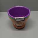 Zcaukya 3 Pack Halloween Buckets, Halloween Plastic Candy Pails, Portable Plastic Candy Trick or Treat Basket for Halloween Party Supplies, Orange Purple Green