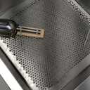 Soil Sifter Strainer Sift Screen Composter - Stainless Dirt sifter,16"Rock Sifter,Bonsai Sifter for Gardening,Metal Soil Sieve Set,2 Interchangeable net Compost Sieve,Substitute Wooden Garden Sifter.