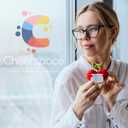 Flirty Berry Pack  Crochet Stuffed Berries Bulk Variety Pack w/Stand (5 pc). Handmade Crochet Figurines Decor - Desk, Office, Coworker, Friend