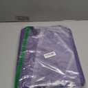 GEAoffice Waterproof Top Loader Binder Holds 324 Cards, Side Loading 9 Pocket Card Binder for Toploader, PU Leather Card Collection Album Folder Holder for 3"4" Rigid, MTG, TCG, Sports Cards, Purple