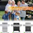 Hisencn Grill Replacement for Home Depot Nexgrill 720-0830H, 720-0830D, 720-0783E, 720-0888, BHG 720-0783H Gas Grill Pipe Burner and Stainless Steel Heat Plates Tent Shield Replacement Kit