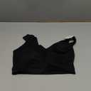Floatley Cozy Bra Comfort Wirefree Full Coverage Seamless Bra with Embedded Pad for Women (Medium, Black)
