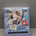 Utopia Bedding Washable Underpads 34" x 52" (Pack of 4), Waterproof Reusable Heavy Absorbency Incontinence Bed Pads for Adults, Kids, Elderly and Pets, Bedwetting Pads for Sofa and Couch (Blue)