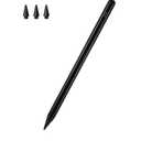 Stylus Pen for iPad A16 11th 10th 9th 8th 7th 6th Generation, iPad Pro 12.9 11 13 inch M4, iPad Air M3 M2 5th 4th 3rd Gen, iPad Mini A17 Pro 7 6 5, for Apple Pencil Pro 1st 2nd Gen Alternative (Black)