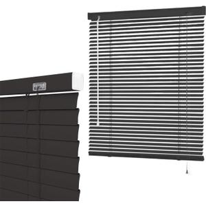 1" Aluminum Window Blinds Mini Blind 41" 36" 24" 16" 58" 72" 78" 60" 63" 67" 70" 80" 81" 82" 22" 30" 32" 34" 48" Wide Room Darkening & Privacy Blinds Cordless for Home Office Bathroom(Black)