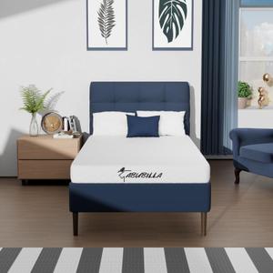 4 inch Twin Mattress,Memory Foam Mattress,Suitable for Student Dormitories and Children's Single Rooms,Cool and Comfortable Without Unpleasant Odors,CertiPUR-US CertifiedNew Version