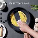 GiPP Ceramic Nonstick Frying Pan - 10 Inch Healthy Non-Toxic Non Stick Skillet Omelette Pans, Induction Compatible Chef Pan, PFAS & PFOA-Free, Dishwasher Safe, Stay Cool Handles Visit the Store (Gray)