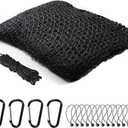 Sports Netting,Golf Practice Net Hitting Net with 33Feet Nylon Rope Also for Baseball, Hockey, Soccer, LAX and More - 10x10ft/10x15ft/10x20ft/10x25ft/10x30ft/10x40ft/10x50ft