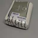 Jacquotha Black and White Striped Hand Towels for Bathroom, Vintage Kitchen Decor, Guest Use, Adults & Kids, Natural Cotton, 14 x 29