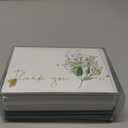 Heavy Duty Thank You Cards with Envelopes - 36 PK Gold Notes 4x6 Inches Baby Shower Wedding Small Business Graduation Funeral Bridal (Greenery)