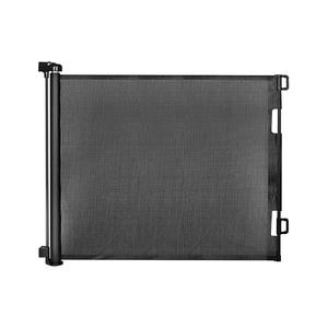 Retractable Baby Gate,Mesh Baby Gate or Mesh Dog Gate,33" Tall,Extends up to 71" Wide,Child Safety Gate for Doorways,Stairs,Hallways,Indoor/Outdoor（Black,33"x71"）