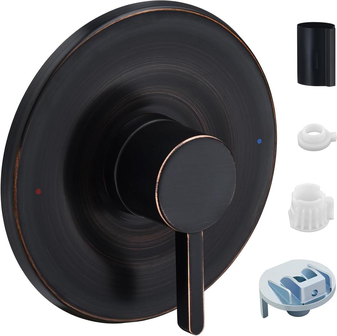 Shower and Tub Trim Kit, Compatible with Moen Posi-Temp Valve, Oil-Rubbed Bronze