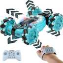 GRANTLEY Remote Control Car, Gesture Sensing RC Stunt Car, 4 WD Off-Road Race Car, 2.4Ghz Hand Controlled Remote Control Drift Cars for 4-6 8-12 Boys Girls Kids (Blue)