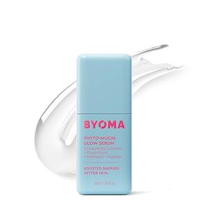 BYOMA PhytoMucin Glow Serum  Mucin Face Serum for Glass Skin  Plumps, Primes + Hydrates  Flawless Primer and Makeup Base  Strengthens Skin Barrier  1.35 fl.oz