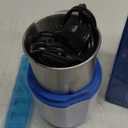 Electric Pill Crusher Grinder - Fine Powder Electronic Pulverizer for Small & Large Medication & Vitamin Tablets - Comes with Pill Organizer, Brush, Spoon, Cloth & Stainless Steel Blades by Pill Mill