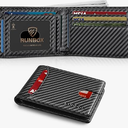 Wallet for Men Slim 11 Credit Card Holder Slots Leather RFID Blocking Small Thin Men's Wallet Bifold Minimalist Front Pocket Large Capacity Gift Box