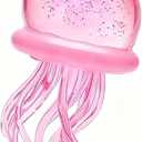 Jellyfish Squeeze Toys, Malt Sugar Balls , Sensory Toy with a Super Solid Squish for Adult, Squishy Ultra Squishy and Moldable Slow Rise (Pink)