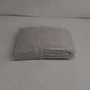 CozeCube Melange Blanket, Ultra Soft Grey and White Throw Blanket, Warm Cozy Knit Fuzzy Plush Reversible Throw for Couch Bed Sofa, 50"x60"