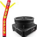 20FT Tall Inflatable Tube Man Now Open Wacky Wavy Dancing Guy with 1.5 HP Weather-Resistant Blower (18''Diameter) for Outdoor Decoration Advertising Business Promotion