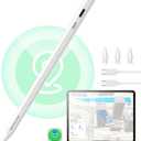 ESR Geo Digital iPad Pencil Findmy Compatible with Apple iPad 2018-2026,with Easy Shortcuts for Apple iPad A16/10/9/8 & Air 13/11 & Pro 12.9/13/11 & Mini 7/6/5,White(No Wireless Charging)