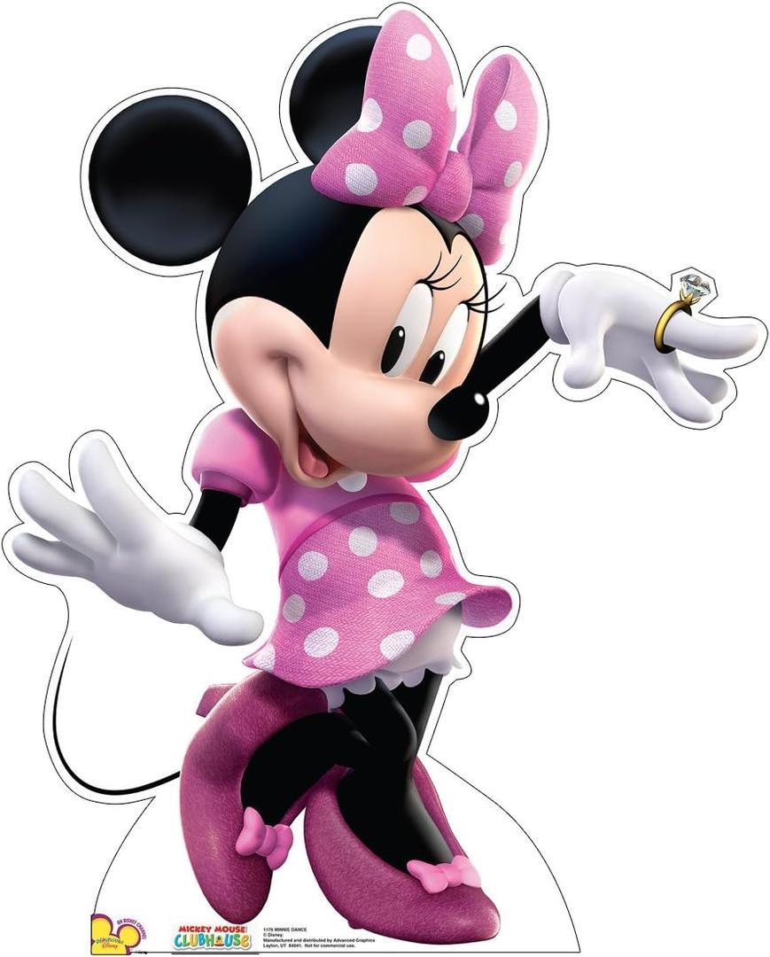 Cardboard People Minnie Dance Life Size Cardboard Cutout Standup - Disney's Mickey Mouse Clubhouse