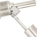 Liquid Water Level Sensor, Side Mounted Float Sensor Switch, Male Thread 1/2 NPT 304 Stainless Steel, Suitable for Liquids of Different Densities, Pressures and
