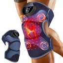 RELEXNOW Upgraded 2.0 Red Light Therapy Knee Brace - Knee Massager with 4 Vibration Areas, Cordless Controller, Near Infrared Red Light Therapy Heated Device for Knee Elbow Shoulder