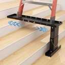 Ladder Extender Extra-Long, Heavy Duty Ladder Leveler | 400LBS Weight Capacity | 20.5" - 36.2" Adjustable Length & 13.1-19.3 Height Range, Fit for Single Ladders & Extension Ladders