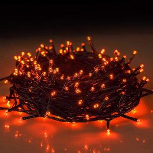 Twinkle Star, 200 LED Indoor Outdoor String Light 66 ft for 8 Modes Waterproof for Indoor Outdoor Christmas Tree Wedding Party Bedroom Orange