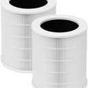 Nispira 2-Packs AP401 AP402 AP403 Filter Replacement for Dr.J, Airfire, GCZ, Dayette, JOWSET, FRESHDEW Air Purifier 3-in-1 H13 HEPA Activated Carbon