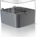 Ninja XSKNF70SBX Professional XL Food Processor Storage Box, (Compatible with NF700 Ninja Food Processors : Specifically for storing Dough Blade, Chop Blade, & Discs), Gray