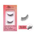 Lilly Lashes Self Adhesive Eyelashes (Half Lashes), No Lash Glue Needed, Body Heat Activated Press on Lashes, Reusable Self Adhesive Eyelashes Up to 5x, Easy to Apply & Remove (StarCatcher)