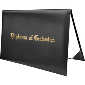 MyGradDay Imprinted Diploma Cover 8.5x11 Diploma Holder Graduation Certificate Cover Smooth Leather Letter Size Black MyGradDay Imprinted Diploma Cover 8.5x11 Diploma Holder Graduation Certificate Cover Smooth Leather Letter Size Black