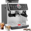 TEM650 Espresso Machine,Coffee Maker 20 Bar High Press Extraction- with 15 Grind Setting & Dual Heating System, 2.7L Detachable Wanter Tank, Separate Hot Water Spout- Cup Warmer Function