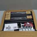 HYSEYY Double Rods Clothes Rack, Rolling Clothing Rack for Hanging Clothes Portable Wardrobe Rack, Metal Garment Rack Sturdy Coat Rack for Bedroom Laundry Living Room, Black