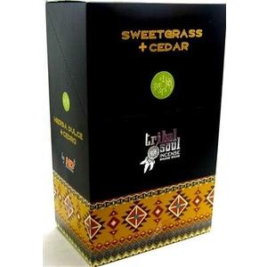 Tribal Soul Incense Smudge Stick Scents | Premium Quality Incense Stick (Box of 12) (SweetGrass Cedar)